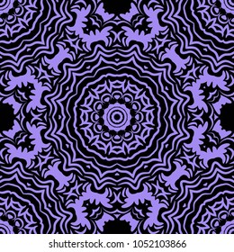 Oriental style in decorative pattern. Color in book page. Mandala. It is Vector illustrations.