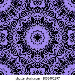 Oriental style in decorative pattern. Color in book page. Mandala. It is Vector illustrations.