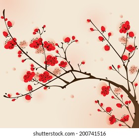 1,079,156 Red flower tree Images, Stock Photos & Vectors | Shutterstock