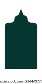 Ilustración del vector de ventana de estilo oriental