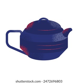 Oriental tea ceremony attributes set. Cups, teapot, table, tray. Green, pu erh, oolong. Japanese and chinese traditions. Flat vector illustration isolated on background