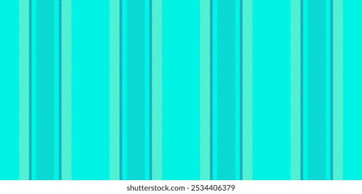 Listra de textura têxtil oriental, padrão de vetor sem emenda folclórica. Linhas de tecido de plano de fundo Hippie vertical na paleta de cores brilhantes e verdes.