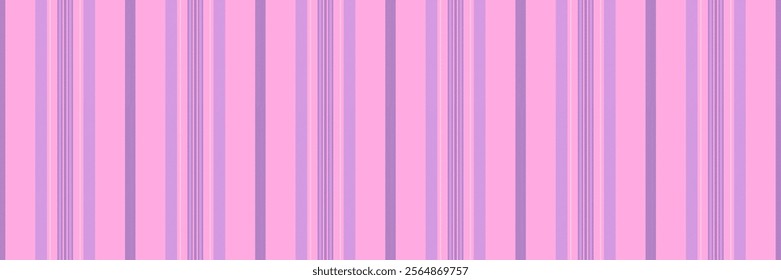 Oriental texture textile vertical, cloth background pattern stripe. Stylish fabric vector lines seamless in pink and violet colors palette.