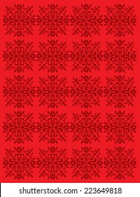 Oriental traditional background pattern design (vector)