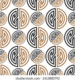 Oriental traditional chinese seamless pattern of wealth