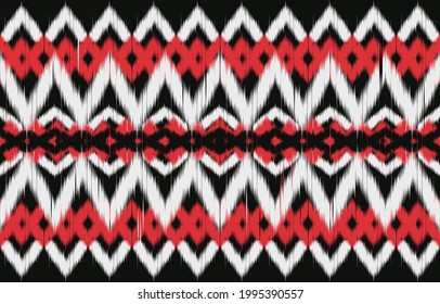 Patrón textil oriental tradicional oriental étnico oriental Diseño para portada de libros, fondo, alfombra, papel pintado, ropa, envoltura, Batik, tela,Estilo de bordado de ilustración vectorial.