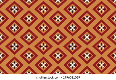 Patrón textil oriental tradicional oriental étnico oriental Diseño para portada de libros, fondo, alfombra, papel pintado, ropa, envoltura, Batik, tela,Estilo de bordado de ilustración vectorial.