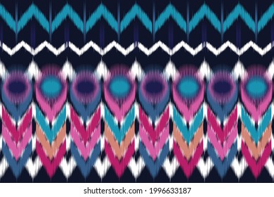 Oriental traditional oriental ethnic textile pattern Design for book cover,background,carpet,wallpaper,clothing,wrapping,Batik,fabric,Vector illustration embroidery style.