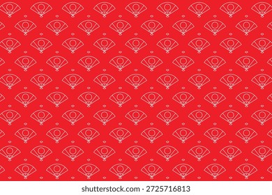 oriental traditional fan pattern background
