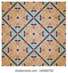 Oriental traditional ornament, Italian seamless pattern, tile design, vector illustration