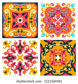 Oriental traditional ornament, Mediterranean seamless pattern, tile design, vector illustration Can be used for desktop wallpaper for a wall hanging or poster, pattern fills, surface textures, textile.