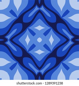 Oriental traditional ornament, Mediterranean seamless pattern, tile design, vector illustration.