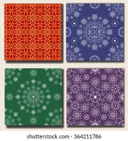 Oriental traditional ornament, Mediterranean seamless pattern, tile design. Vector illustration