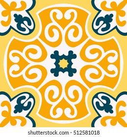 Oriental traditional ornament,Mediterranean seamless pattern, tile design, vector illustration can be used for desktop wallpaper for a wall hanging or poster, pattern fills, surface textures, textile.