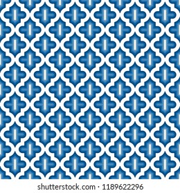 Oriental traditional pattern. Ogee abstract ornament. Repeated maroccan mosaic tiles. Lantern shapes motif.  Tracery window wallpaper. Arabesque digital paper, textile print. Seamless surface design