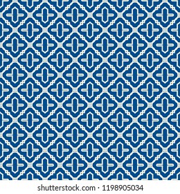 Oriental traditional pattern. Ogee abstract ornament. Repeated maroccan mosaic tiles. Lantern shapes motif.  Tracery window wallpaper. Arabesque digital paper, textile print. Seamless surface design 