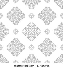 Oriental vector classic light ornament. Seamless abstract background with repeating elements
