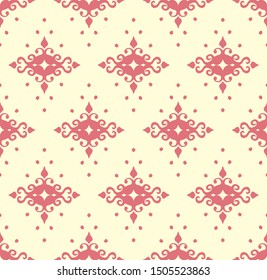 Oriental vector damask pattern. Talavera pottery. Azulejos portugal. Turkish ornament. Spanish porcelain. Ceramic tableware, folk print. Ethnic background. Mediterranean wallpaper.  Talavera pottery.