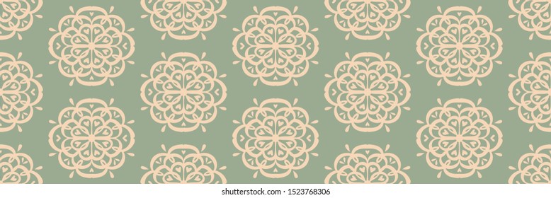 Oriental vector damask pattern. Talavera pottery. Azulejos portugal. Turkish ornament. Spanish porcelain. Ceramic tableware, folk print. Ethnic background. Mediterranean wallpaper.  Talavera pottery.