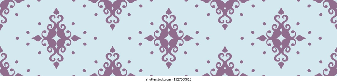 Oriental vector damask pattern. Talavera pottery. Azulejos portugal. Turkish ornament. Spanish porcelain. Ceramic tableware, folk print. Ethnic background. Mediterranean wallpaper.  Talavera pottery.