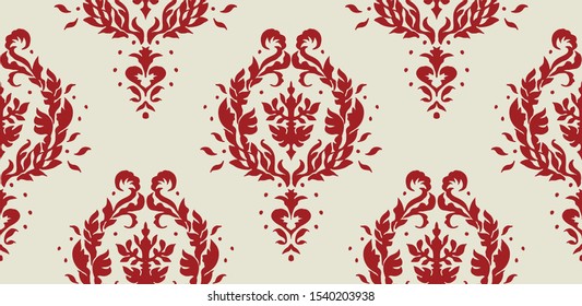 Oriental vector damask pattern. Talavera pottery. Azulejos portugal. Turkish ornament. Spanish porcelain. Ceramic tableware, folk print. Ethnic background. Mediterranean wallpaper.  Talavera pottery.