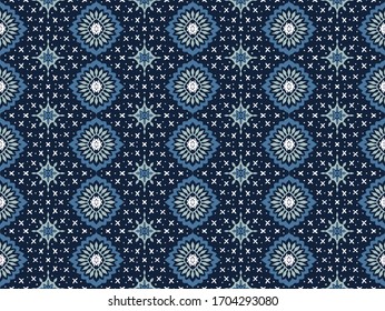 Oriental vector damask pattern. Talavera pottery. Azulejos portugal. Turkish ornament. Spanish porcelain. Ceramic tableware, folk print. Ethnic background. Mediterranean wallpaper.  Talavera pottery.