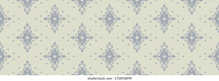 Oriental vector damask pattern. Talavera pottery. Azulejos portugal. Turkish ornament. Spanish porcelain. Ceramic tableware, folk print. Ethnic background. Mediterranean wallpaper.  Talavera pottery.