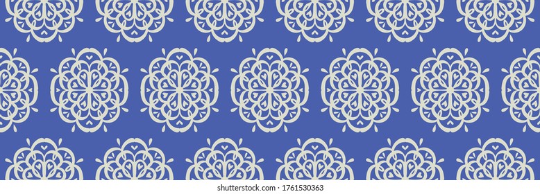 Oriental vector damask pattern. Talavera pottery. Azulejos portugal. Turkish ornament. Spanish porcelain. Ceramic tableware, folk print. Ethnic background. Mediterranean wallpaper.  Talavera pottery.