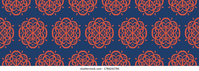 Oriental vector damask pattern. Talavera pottery. Azulejos portugal. Turkish ornament. Spanish porcelain. Ceramic tableware, folk print. Ethnic background. Mediterranean wallpaper.  Talavera pottery.