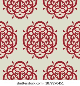 Oriental vector damask pattern. Talavera pottery. Azulejos portugal. Turkish ornament. Spanish porcelain. Ceramic tableware, folk print. Ethnic background. Mediterranean wallpaper.  Talavera pottery.