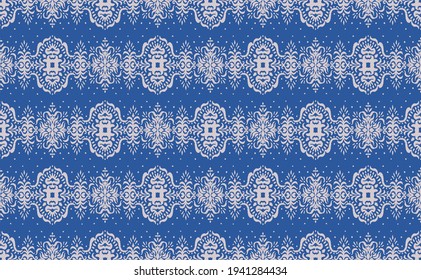 Oriental vector damask pattern. Talavera pottery. Azulejos portugal. Turkish ornament. Spanish porcelain. Ceramic tableware, folk print. Ethnic background. Mediterranean wallpaper.  Talavera pottery.