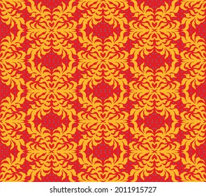 Oriental vector damask pattern. Talavera pottery. Azulejos portugal. Turkish ornament. Spanish porcelain. Ceramic tableware, folk print. Ethnic background. Mediterranean wallpaper. Talavera pottery.
