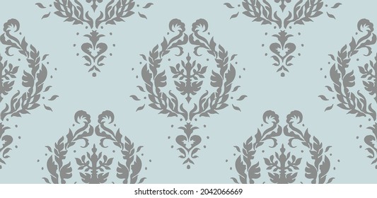 Oriental vector damask pattern. Talavera pottery. Azulejos portugal. Turkish ornament. Spanish porcelain. Ceramic tableware, folk print. Ethnic background. Mediterranean wallpaper.  Talavera pottery.