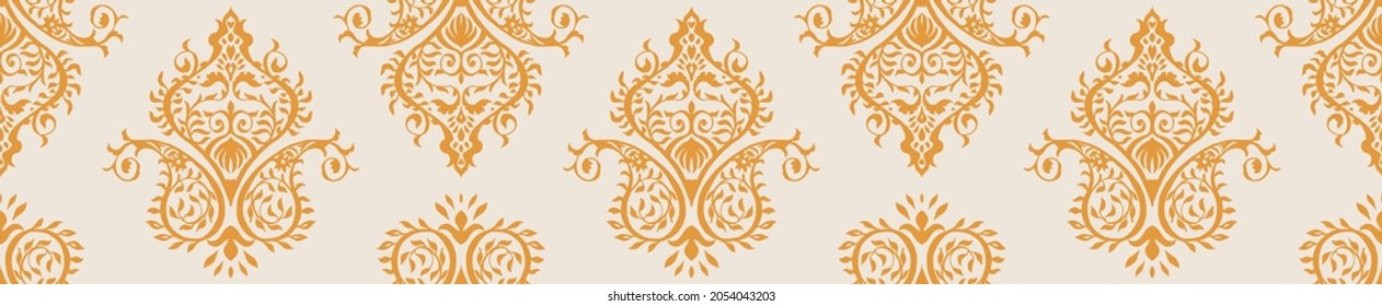 Oriental vector damask pattern. Talavera pottery. Azulejos portugal. Turkish ornament. Spanish porcelain. Ceramic tableware, folk print. Ethnic background. Mediterranean wallpaper.  Talavera pottery.