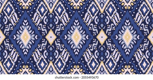 Oriental vector damask pattern. Talavera pottery. Azulejos portugal. Turkish ornament. Spanish porcelain. Ceramic tableware, folk print. Ethnic background. Mediterranean wallpaper. Talavera pottery.