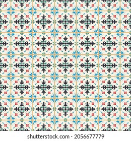 Orientalisches Vektor-Damast-Muster. Talavera Töpferei. Azulejos portugal. Türkische Ornamente. Spanisches Porzellan. Keramische Geschirr, volkstümlicher Druck. Ethnischer Hintergrund. mediterrane Tapete. Talavera Töpferei.