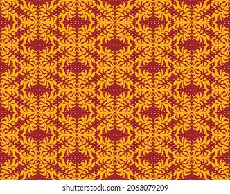 Oriental vector damask pattern. Talavera pottery. Azulejos portugal. Turkish ornament. Spanish porcelain. Ceramic tableware, folk print. Ethnic background. Mediterranean wallpaper. Talavera pottery.