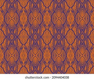 Oriental vector damask pattern. Talavera pottery. Azulejos portugal. Turkish ornament. Spanish porcelain. Ceramic tableware, folk print. Ethnic background. Mediterranean wallpaper. Talavera pottery.