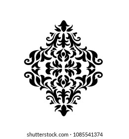 Oriental vector damask patterns for greeting cards and wedding invitations.