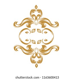 Oriental vector damask patterns for greeting cards and wedding invitations.