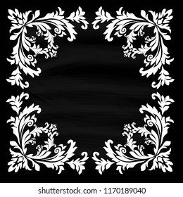 Oriental vector damask patterns for greeting cards and wedding invitations.
