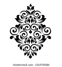 Oriental vector damask patterns for greeting cards and wedding invitations.