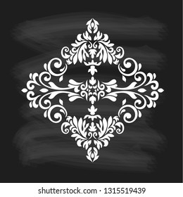 Oriental vector damask patterns for greeting cards and wedding invitations. 
