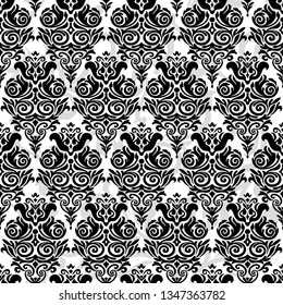 Oriental vector damask patterns for greeting cards and wedding invitations.
