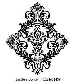 Oriental vector damask patterns for greeting cards and wedding invitations