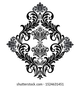Oriental vector damask patterns for greeting cards and wedding invitations