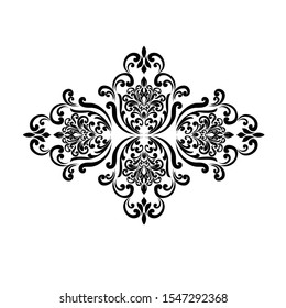 Oriental vector damask patterns for greeting cards and wedding invitations.