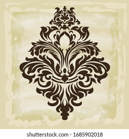 Oriental vector damask patterns for greeting cards and wedding invitations.