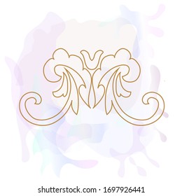 Oriental vector damask patterns for greeting cards and wedding invitations.