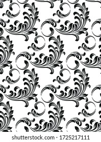  Oriental vector damask patterns for greeting cards and wedding invitations.